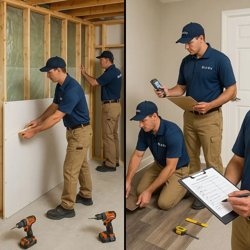 Repairs and Reconstruction process in Genoa, OH